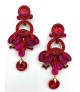 Pendientes Alejadris rojo