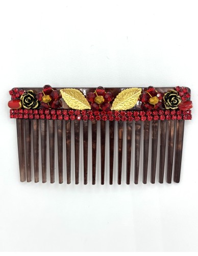 Peinecillo flores cristal