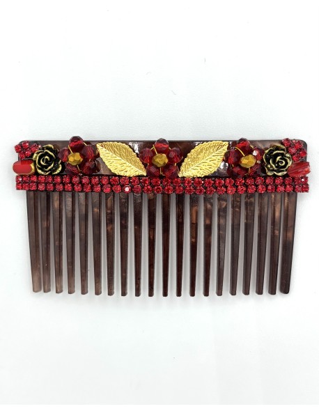 Peinecillo flores cristal